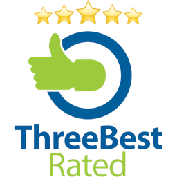 Three Best Rated web design award badge
