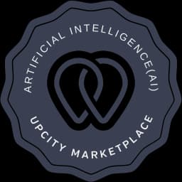 UpCity AI automation excellence award badge