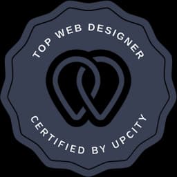 UpCity web design excellence award badge